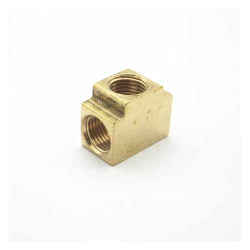 XHAJCSJWGD 1/4" BSP Female Thread Square Tee Type 3 Way Brass Pipe Fitting Adapter Coupler Connector for Water Fuel Gas XHAJCSJWGD 1/4" BSP Female Thread Square Tee Type 3 Way Brass Pipe Fitting Adapter Coupler Connector for Water Fuel Gas von XHAJCSJWGD
