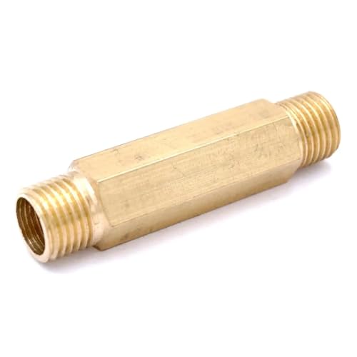 XHAJCSJWGD 1/4" BSP Male Equal Length 60mm Hex Brass Pipe Fitting Connector Coupler XHAJCSJWGD 1/4" BSP Male Equal Length 60mm Hex Brass Pipe Fitting Connector Coupler von XHAJCSJWGD