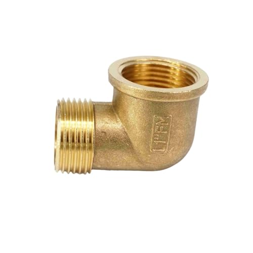 XHAJCSJWGD 1" BSP Female to 1" BSP Male Brass Elbow Pipe Fitting Connector Coupler Water Fuel XHAJCSJWGD 1" BSP Female to 1" BSP Male Brass Elbow Pipe Fitting Connector Coupler Water Fuel von XHAJCSJWGD