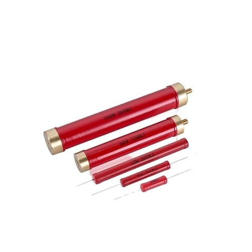 XHAJCSJWGD Ri80 Dahongpao Glass Glaze Resistor 10W Leg Wire Digital Components Ceramic Insulation High Frequency Non-Sensory High Voltage Resistor 1M von XHAJCSJWGD