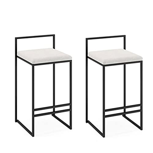 XHALERY Barhocker, 2er Set, Thekenhöhe Barhocker mit Metall Niedrige Rückenlehne Barstühle Moderner Minimalistischer Stil in Wohnzimmer, Küche, Partyraum XHALERY Barhocker, 2er Set, Thekenhöhe Barhocker mit Metall Niedrige Rückenlehne Barstühle Moderner Minimalistischer Stil in Wohnzimmer, Küche, Partyraum von XHALERY