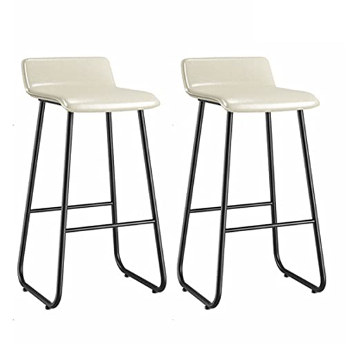 XHALERY Leder Barhocker Barhocker 2er Set Küchentheke Frühstück Barhocker mit Fußstütze Moderner minimalistischer Stil für Wohnzimmer Partyraum XHALERY Leder Barhocker Barhocker 2er Set Küchentheke Frühstück Barhocker mit Fußstütze Moderner minimalistischer Stil für Wohnzimmer Partyraum von XHALERY