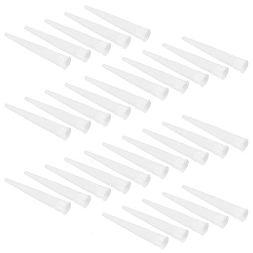 XHBTS 30 Stück Kartuschentüllen Silikontüllen Ersatzspitzen Silikonspitzen Kartuschenspitzen Kartuschendüsen Silikondüsen von XHBTS