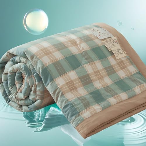 XHCTNN Sommer Sommerdecke Sommer Quilt Dünne Weich Sommerdecke Plaid Mehrere Farben und Größen(C,150 * 200cm/59"x79") von XHCTNN