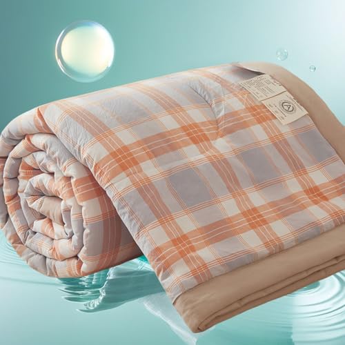 XHCTNN Sommer Sommerdecke Sommer Quilt Dünne Weich Sommerdecke Plaid Mehrere Farben und Größen(E,150 * 200cm/59"x79") von XHCTNN