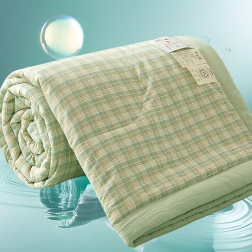 XHCTNN Sommer Sommerdecke Sommer Quilt Dünne Weich Sommerdecke Plaid Mehrere Farben und Größen(G,150 * 200cm/59"x79") von XHCTNN
