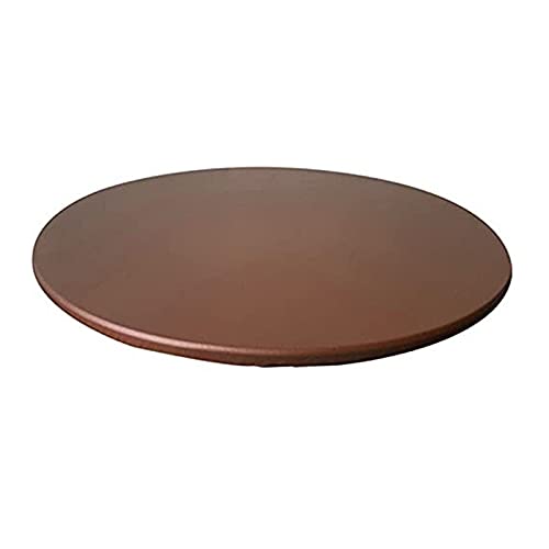 Runde Tischdecke, Wasserdicht Tischdecken Abwischbar rutschfeste Elastische,Tischdecke Für Zuhause, Partys,Hochzeit, Restaurant (Kaffeefarbe,Runde 100cm) von XHDZSW