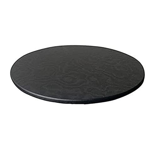 Runde Tischdecke, Wasserdicht Tischdecken Abwischbar rutschfeste Elastische,Tischdecke Für Zuhause, Partys,Hochzeit, Restaurant (Schwarz,Runde 80cm) von XHDZSW