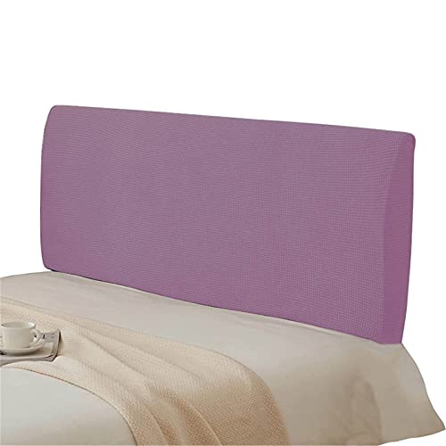 XHDZSW Bettkopfteil Hussen, Bett Kopfteil Bezug Husse Dehnbare, 110-240cm, Kopfteilbezug Staubdicht Verdicken (Violett,110-140 cm) von XHDZSW