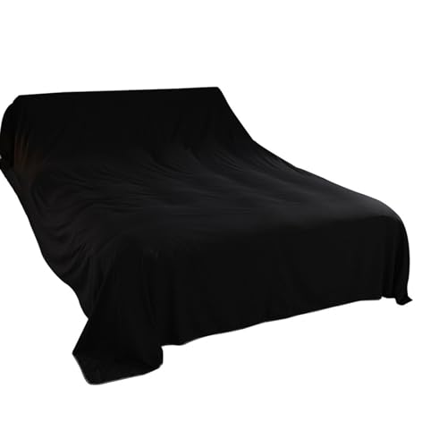 XHDZSW Tagesdecke, Couchüberwurf in, Bettüberwurf Überwurfdecke, Sofaüberwurf Decke - Große Tagesdecken für Bett & Couch. (Schwarz,3.5x3m) von XHDZSW