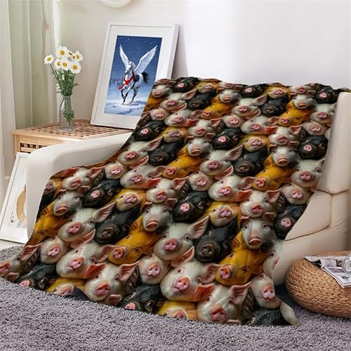 Kuscheldecke Süßes kleines Schweinchen Flauschige Decke Microfaser Warm Weich Fleecedecke Wohndecke Dicke Flanelldecke Sofadecke Couchdecke Kinder Erwachsene Winter - 70x100cm Kuscheldecke Süßes kleines Schweinchen Flauschige Decke Microfaser Warm Weich Fleecedecke Wohndecke Dicke Flanelldecke Sofadecke Couchdecke Kinder Erwachsene Winter - 70x100cm von XHENTAI