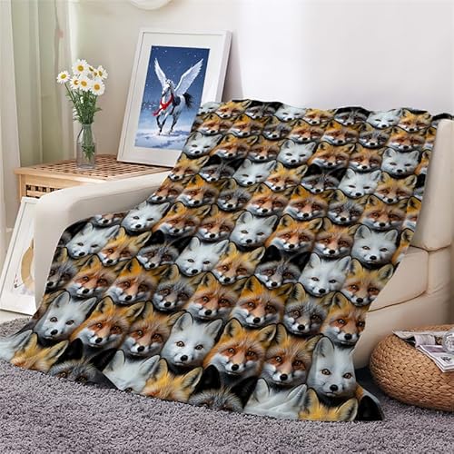 Kuscheldecke Tierischer Fuchs Flauschige Decke Microfaser Warm Weich Fleecedecke Wohndecke Dicke Flanelldecke Sofadecke Couchdecke Kinder Erwachsene Winter - 70x100cm Kuscheldecke Tierischer Fuchs Flauschige Decke Microfaser Warm Weich Fleecedecke Wohndecke Dicke Flanelldecke Sofadecke Couchdecke Kinder Erwachsene Winter - 70x100cm von XHENTAI
