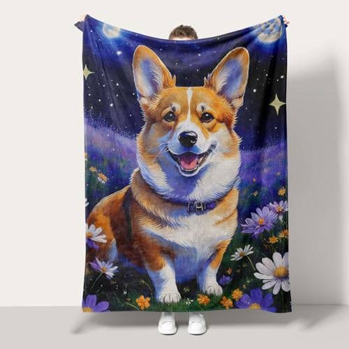 XHENTAI Süßer Corgi 100x130cm Kuscheldecken Weich Decke, Flanelldecke, Weich Wohndecke, Mikrofaser Kuscheldecke, Sofadecke Für Kinder Erwachsene Decken 3D-Digitaldruck XHENTAI Süßer Corgi 100x130cm Kuscheldecken Weich Decke, Flanelldecke, Weich Wohndecke, Mikrofaser Kuscheldecke, Sofadecke Für Kinder Erwachsene Decken 3D-Digitaldruck von XHENTAI