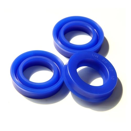 5 Stück UN Radialwelle Hydraulikdichtungen mit 20-30 mm Innendurchmesser, PU-Kolbenwelle, Kolbenschaft, einlippige PU-U-Becher-Öldichtung, Verpackungsscheibe von XHFTFNLTI