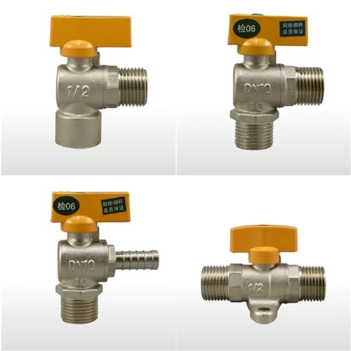 Messing Ventil 2 Wege Ventil Pagode Rohr Gelenkverschraubung Erdgasventil Kugelhahn Schalter DN15 DN20(1 Zoll) von XHFTFNLTI