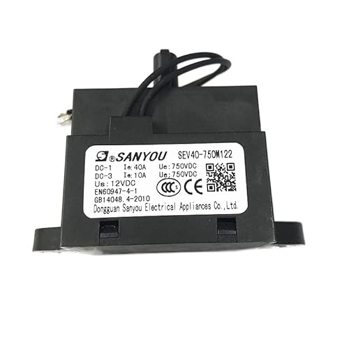 XHFTFNLTI 1 x 12 V Zweidraht-Gleichstromschütz SEV40-750M122 Relais XHFTFNLTI 1 x 12 V Zweidraht-Gleichstromschütz SEV40-750M122 Relais von XHFTFNLTI