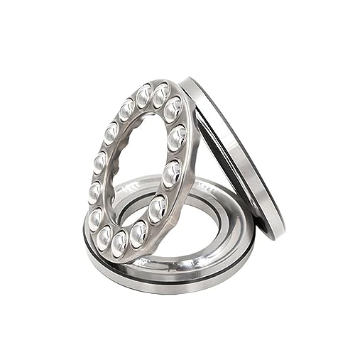 XHFTFNLTI Bimetall-Dichtungsschild, Mikro-Rillenlager, 1 Stück, 51100, 10 x 24 x 9 mm, Hobel-Drucklager (51111, 55 x 78 x 16 mm) von XHFTFNLTI