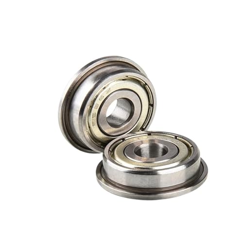 XHFTFNLTI Bimetall-Dichtungsschild, Mikro-Rillenlager, 1 Stück, F6200ZZ 10 x 30 x 9 mm, Rillenkugellager mit Flansch (F6206-ZZ, 30 x 62 x 16 mm) von XHFTFNLTI