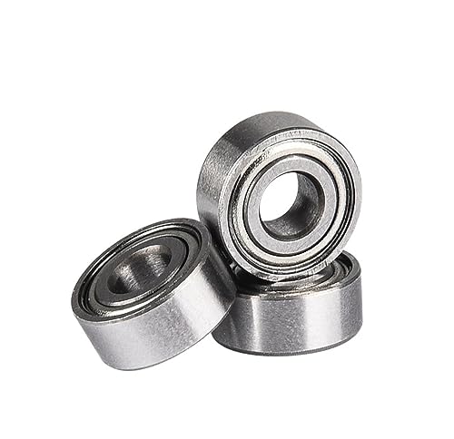 XHFTFNLTI Bimetalldichtungsschild, Mikro-Rillenlager, 10 Stück, MR104ZZ MR126ZZ MR128ZZ MR148ZZ Miniatur-Kugellager aus Metall (MR126zz-6 x 12 x 3 mm) von XHFTFNLTI