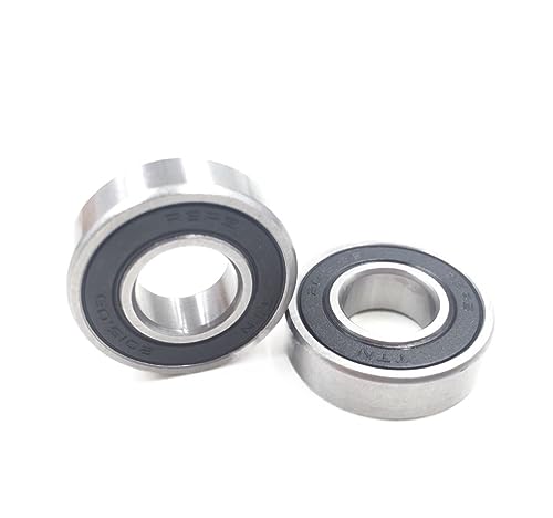 XHFTFNLTI Bimetalldichtungsschild, Mikro-Rillenlager, 10 Stück, R8RS 1/2 Zoll x 1 1/8 Zoll x 5/16 Zoll, Gummidichtetes Kugellager von XHFTFNLTI