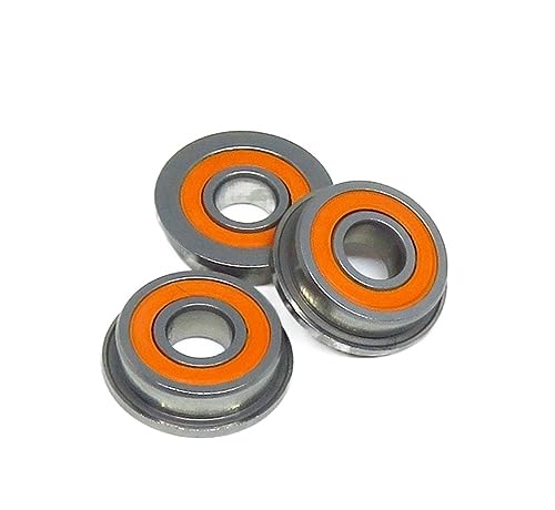 XHFTFNLTI Bimetalldichtungsschild, Mikro-Rillenlager, SF688C-2OS, 8 x 16 x 5 mm, Hybrid-Keramik-Kugellager, 3D-Drucker, Miniatur-Flanschlager, 10 Stück von XHFTFNLTI