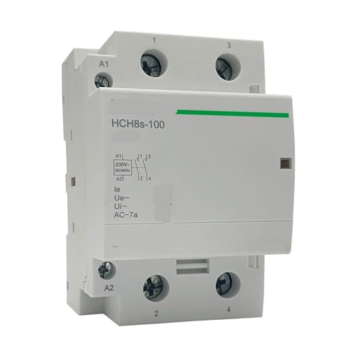 XHFTFNLTI HCH8s-100 Modularer Schütz, 2P, 100 A, 2 NO oder 4 NO, 220 V, Haushaltsschützführungstyp (100 A, 2 NO AC230 V) von XHFTFNLTI