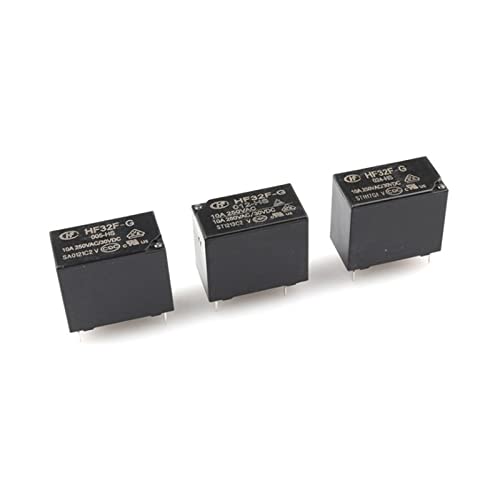 XHFTFNLTI Leistungsrelais HF32F-G JZC-32F-005-HS JZC-32F-012-HS JZC-32F-024-HS 5V 12V 24V 5A 10A 250VAC 4PIN (HF32-G-024-HS-(10A)) von XHFTFNLTI