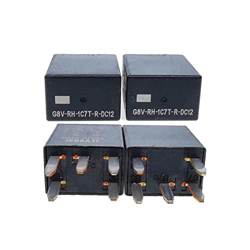 XHFTFNLTI Relais G8V-RH-1C7T-R-DC12 G8V-RH-1C7T-R-12VDC G8VRH1C7TRDC12 12V DC 12V 12V für Auto 5-polig, 4 Stück XHFTFNLTI Relais G8V-RH-1C7T-R-DC12 G8V-RH-1C7T-R-12VDC G8VRH1C7TRDC12 12V DC 12V 12V für Auto 5-polig, 4 Stück von XHFTFNLTI