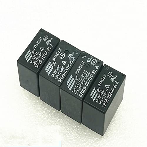 XHFTFNLTI Relais SRSB-05VDC-SL-A SRSB-12VDC-SL-A SRSB-24VDC-SL-A 5V 12V 24V 5A/250VAC 4PIN 50PCS (12V) von XHFTFNLTI