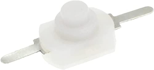 XHFTFNLTI Schalter Mikroschalter 12 x 8 mm D C 30 V 1 A Ein-/Aus-Mini-Druckknopfschalter für elektrische Taschenlampe, 1208 YD, selbstsichernd, 100 Stück (Farbe: Einheitsgröße) von XHFTFNLTI