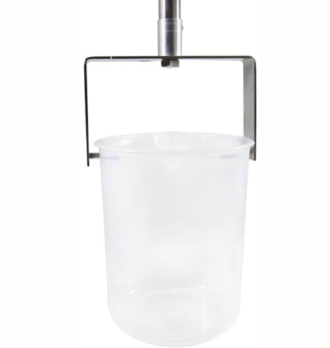 304 Edelstahl-Probenschöpfer mit Graduierung, 500ml/1000ml Pendelbecher Probenehmer Schöpfer Wasserprobenahme Schöpfer (NICHT INBEGRIFFEN ROD)(Clear,500ml) von XHHBS