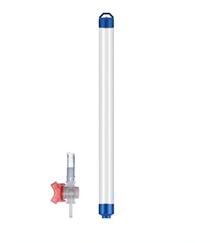 Einstellbares Wasserprobenröhrchen, 0,25 l, 0,5 l, 1 l, PVC-Flüssigkeitsschöpfer mit Ventil for Labor, Fabrik, Umweltüberwachung(Blue(1000ml),8 Pieces) von XHHBS
