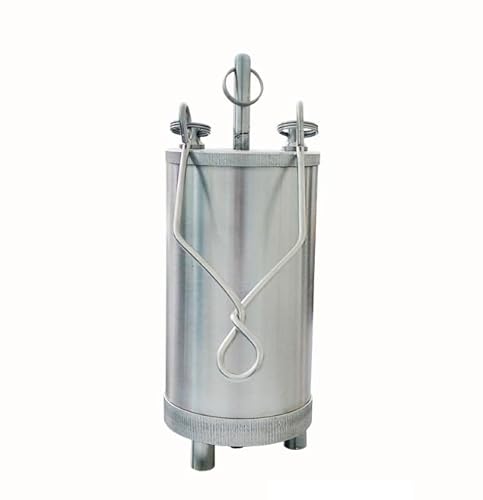 Flüssigkeitsabtastung aus Edelstahl - Probenextraktionsflasche for Trommeln, Tanks - Die Bodenprobenahme mit Seil for viskose Flüssigkeit, Öl verdicken(Silver,300ml) von XHHBS