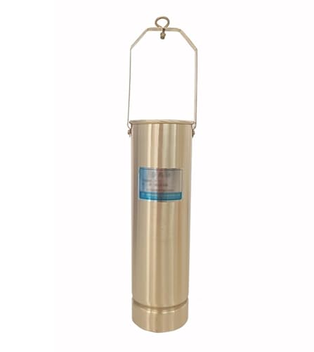 Wasserprobe Differ Messing Swing Probler, verdickte Edelstahl -Wasserprobenahme -Dipper -Systemstab -Pendel Becher(Brass,1000 mL/33.8fl oz) von XHHBS