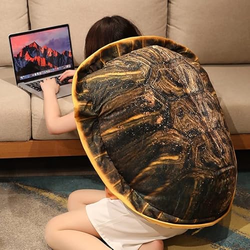 XHHBS 40inch Wearable Turtle Shell Adult Abnehmbares Schildkröten-Kissen Lustiges Cosplay Tierkostüm-Kissen Boden-Kissen for Kinder und Freundinnen von XHHBS