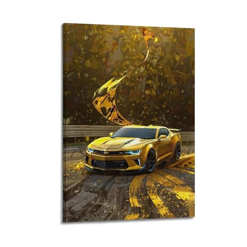 XHHOKA Camaro SS Golden Motion Artwork Speed Stripe Automotive Styling Dekorative Leinwand Wand & Kunst Poster Gemälde 50 x 75 cm XHHOKA Camaro SS Golden Motion Artwork Speed Stripe Automotive Styling Dekorative Leinwand Wand & Kunst Poster Gemälde 50 x 75 cm von XHHOKA