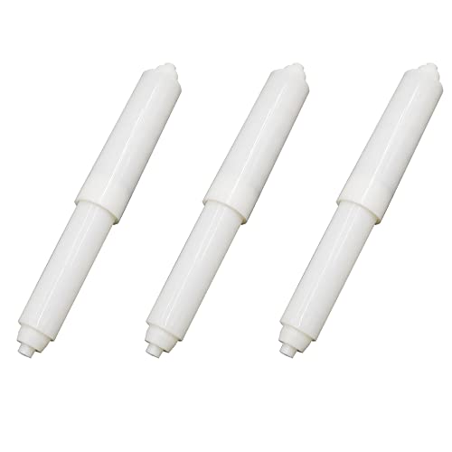 Toilettenpapierhalter, Ersatzrolle aus Kunststoff, federbelastet, geeignet für mehrere Spezifikationen, 3 Stück von XHNFCU