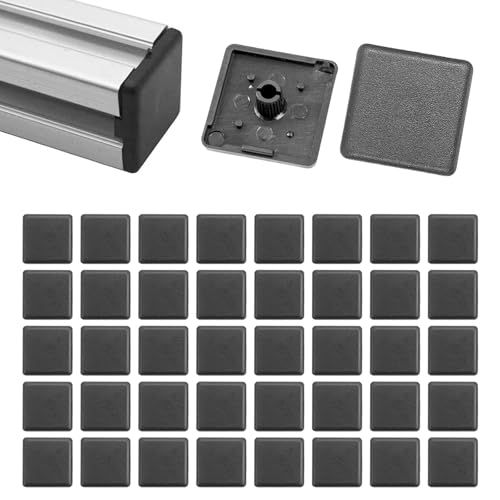 100 Stück Endkappen Aluprofil 30x30, Aluminium Profil Endkappe Kunststoff Schwarz für Alu-Konstruktionsprofil Vierkantrohr Metallprodukte Profil-Endkappe 100 Stück Endkappen Aluprofil 30x30, Aluminium Profil Endkappe Kunststoff Schwarz für Alu-Konstruktionsprofil Vierkantrohr Metallprodukte Profil-Endkappe von XHNKEG