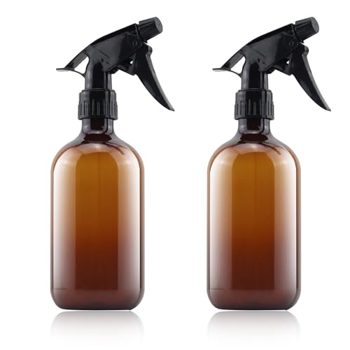 Sprühflaschen Wassersprühflasche 2 Stücke Kunststoff Zerstäuber Sprühflasche Mister Sprüher leerer Sprühbehälter für Garten Pflanzen Blumen 500ml von XHSBBB