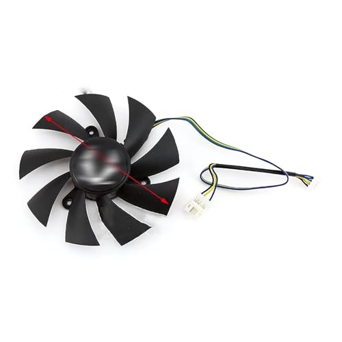 XHSESA Ersatz-Grafik-Lüfter GA92S2H/GAA8S2U für ZOTAC RTX 2070 Super Mini Lüfter (linker Lüfter mit Logo) von XHSESA
