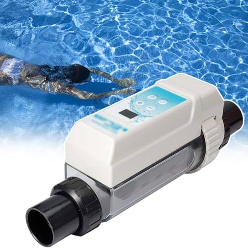 XHSMYXGS Salzwasser-Elektrolysegerät, 20 g/h, Chlor-Generatorsystem für Salzwasserpool, automatische Reinigung, EC20, für Spa-Pool bis 85 m³, selbstreinigend von XHSMYXGS
