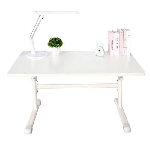 XHSMYXGS Stehpult höhenverstellbare manuelle Kurbel, Sitz-Steh-Schreibtisch-Arbeitsplatz, Home-Office-Computerarbeitsplätze mit verstärkter Querstange, einfache Montage (120x60cm) von XHSMYXGS