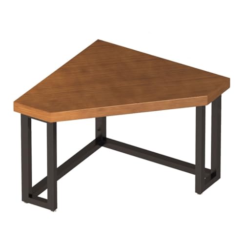 XHURWDZ643KM Eckschreibtisch, dreieckiger Schreibtisch aus Massivholz, kompakter Laptoptisch, Arbeitsstation for kleine Räume(L) von XHURWDZ643KM