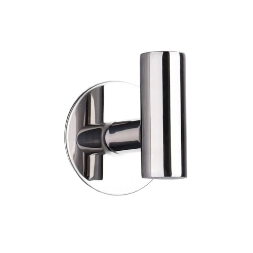 XHURWDZ643KM Eingang Mr And Ms-goldene gebürstete Kleiderbügel, Wandhaken for zu Hause, selbstklebendes Badezimmerregal, 2 oder 4 Stück Kleiderhaken Wand(Silver,4pcs) von XHURWDZ643KM