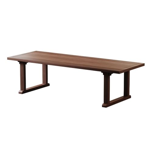 XHURWDZ643KM Moderner Home-Office-Schreibtisch, PC-Tisch aus schwarzem Walnussholz im chinesischen Stil, Arbeitszimmer, Schreibtisch(XL) von XHURWDZ643KM