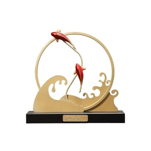 XHURWDZ643KM Statuen Wohndeko Büro Arbeitszimmer Dekoration Ornamente Wohnzimmer Weinschrank TV-Schrank Handwerk Business Geschenke Skulptur von XHURWDZ643KM