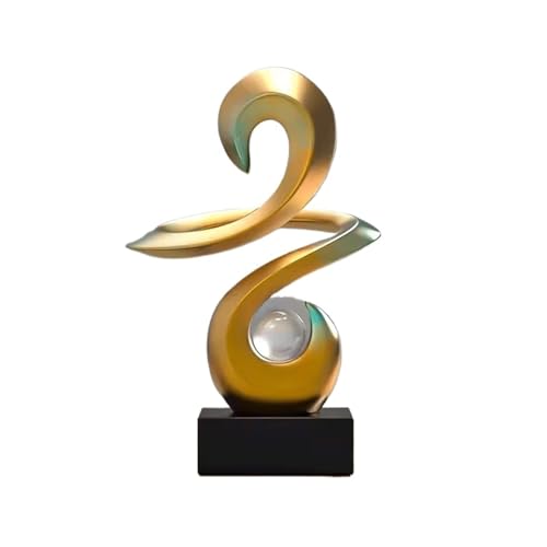 XHURWDZ643KM Statuen Wohndeko Bürodekorationsgeschäft im chinesischen Stil, Dekoration for die Suche nach Reichtum, Wohnzimmereingang, Bücherregaldekoration, Geschenk Skulptur(Green) von XHURWDZ643KM