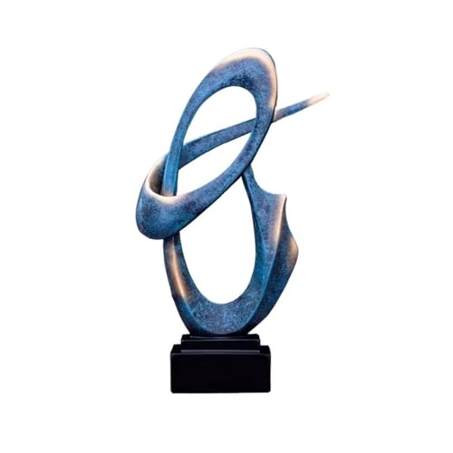 XHURWDZ643KM Statuen Wohndeko Einfache Moderne Innendekoration, Ornamente, abstrakte Kunst, Geschenk, Wohnzimmer, TV-Schrank, kreatives Einweihungsgeschenk Skulptur(B) von XHURWDZ643KM