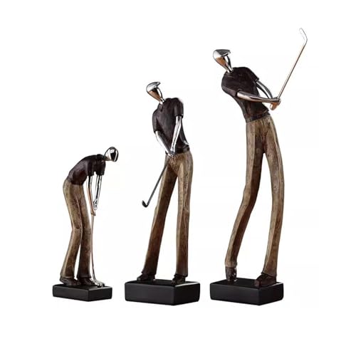 XHURWDZ643KM Statuen Wohndeko Golf-Skulptur-Figur, europäisches Wohnzimmer, Weinschrank, Dekorationen, Büro, Bücherregal, Bücherregal, kreative Ornamente Skulptur XHURWDZ643KM Statuen Wohndeko Golf-Skulptur-Figur, europäisches Wohnzimmer, Weinschrank, Dekorationen, Büro, Bücherregal, Bücherregal, kreative Ornamente Skulptur von XHURWDZ643KM