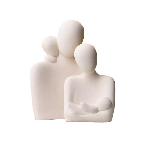 XHURWDZ643KM Statuen Wohndeko Vierköpfige Ornamente im minimalistischen Stil, erstklassiges Gefühl for Moderne Weinkühler-Dekorationen im Eingangsbereich, im Wohnzimmer, im TV-Schrank Skulptur(Weiß) XHURWDZ643KM Statuen Wohndeko Vierköpfige Ornamente im minimalistischen Stil, erstklassiges Gefühl for Moderne Weinkühler-Dekorationen im Eingangsbereich, im Wohnzimmer, im TV-Schrank Skulptur(Weiß) von XHURWDZ643KM